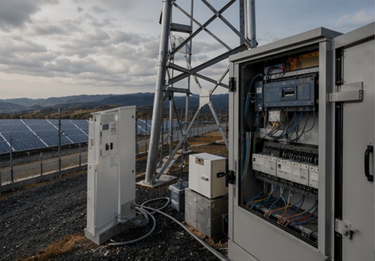 Commercial solar farm installation